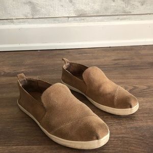 TOMS Women's Alpargata Cupsole Suede Slip on Sneakers